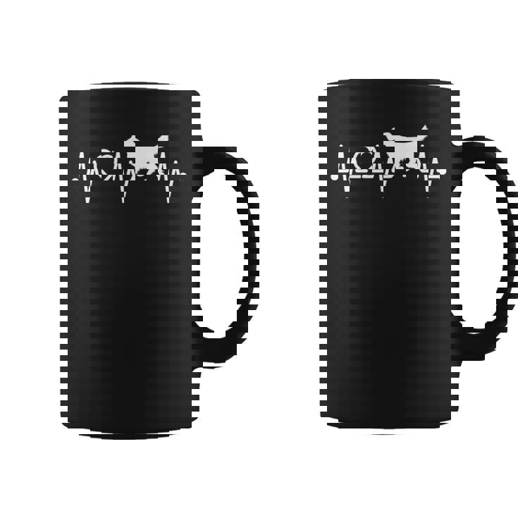 心電図 心拍 ゴールデンレトリバー 脈拍 犬飼い 長袖tシャツ コーヒーマグ