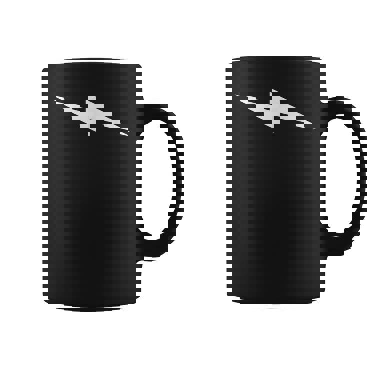 横向きライトニングボルト コーヒーマグ