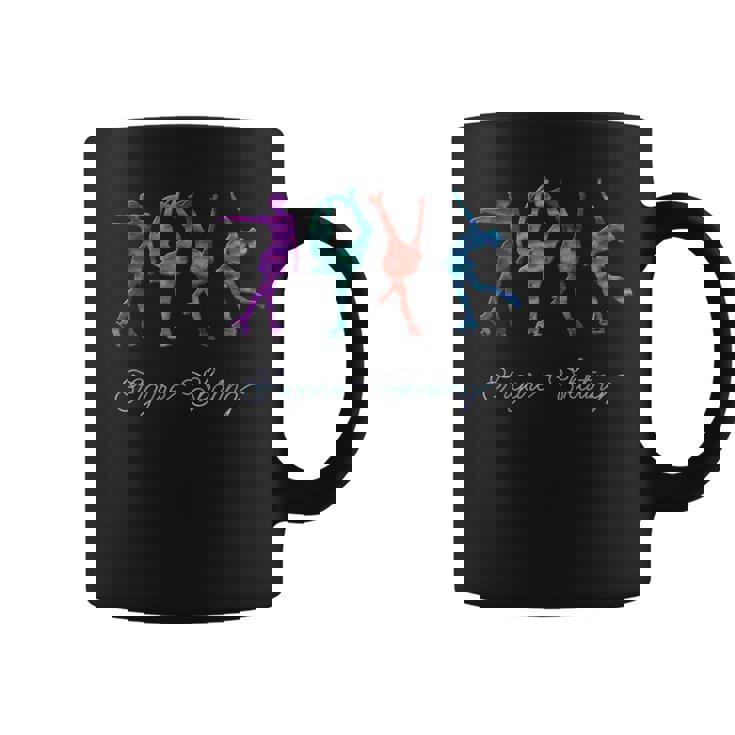 水彩 フィギュアスケート スパイラル レイバック ビールマン コーヒーマグ