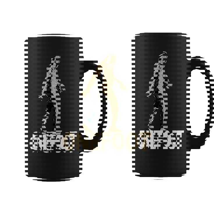 泥足切断者の冗談 脚切断者のための義足デザイン コーヒーマグ