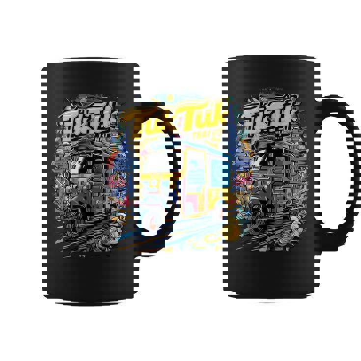 活気に満ちたトゥクトゥクタイアドベンチャー コーヒーマグ