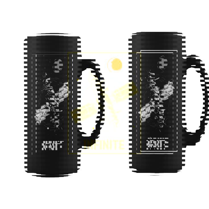 無限宇宙ステーション 衛星 宇宙 ヴィンテージ レトロ コスモス Infinitepacetationtar コーヒーマグ