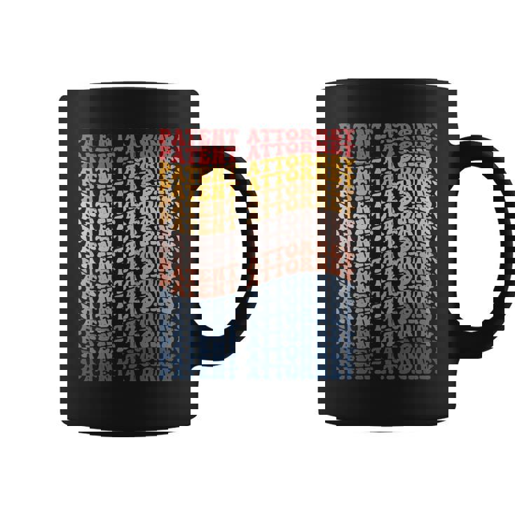 特許弁理士 Groovy レトロ 長袖tシャツ コーヒーマグ