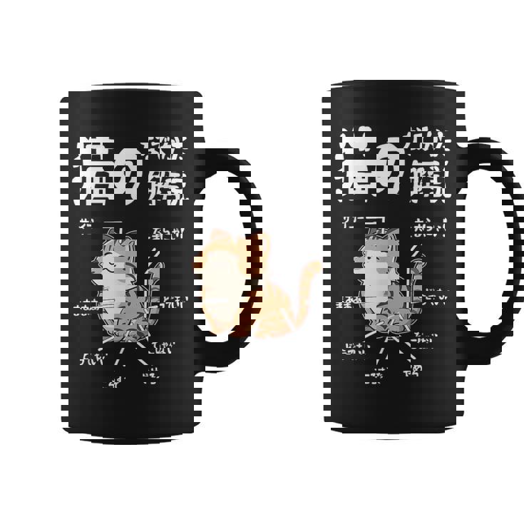 猫のなでかた解説 おもしろ 猫好き アイデア ギフト サプライズ にゃんこ おもしろ コーヒーマグ