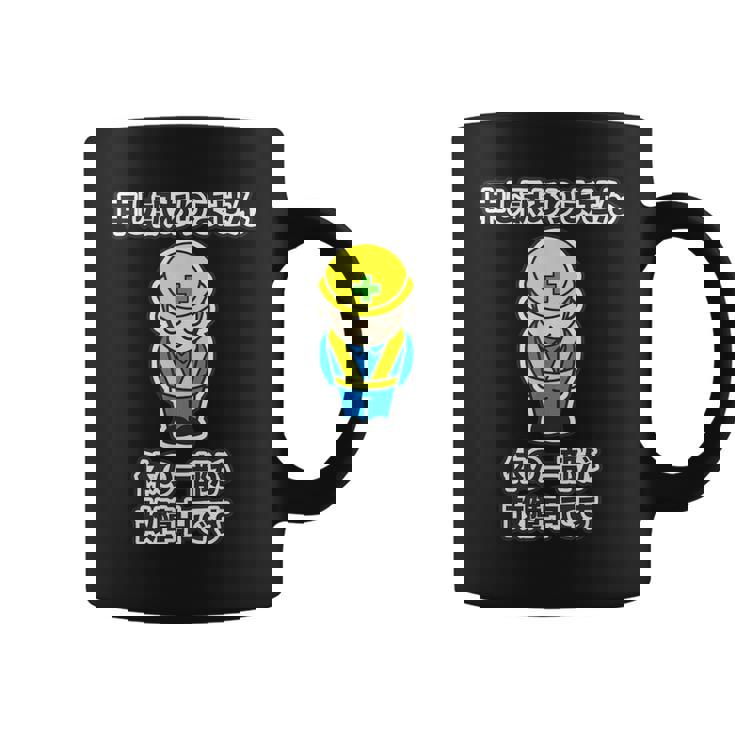 申し訳ありません 体の一部が故障中です《工事看板風》パロディ【変なデザイン屋さん】怪我 ケガ 面白い コーヒーマグ