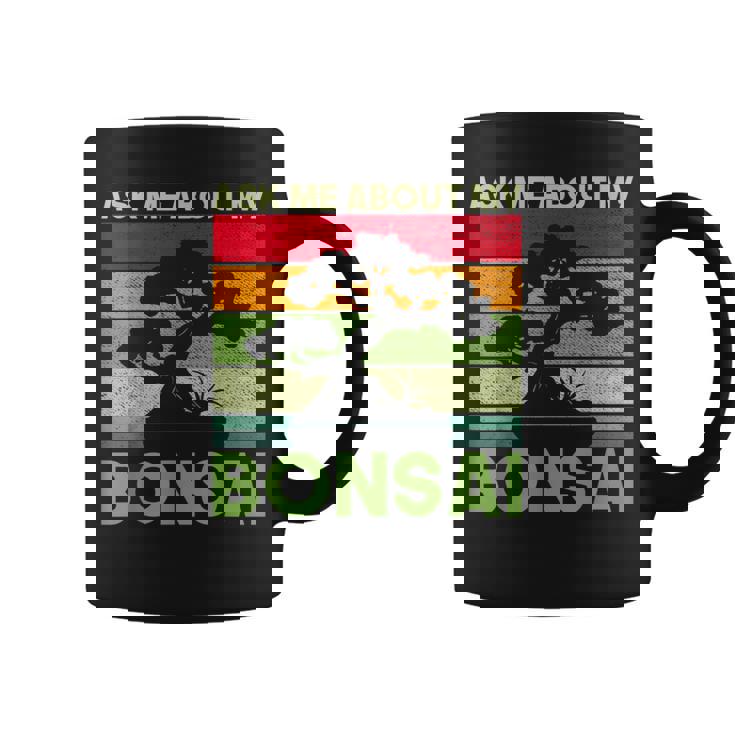 盆栽の木 私の盆栽について質問してください 面白い盆栽 コーヒーマグ