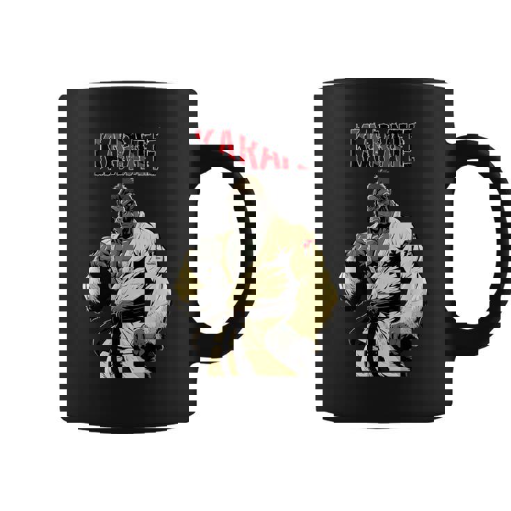 空手ゴリラ 空手ファイティングゴリラ コーヒーマグ