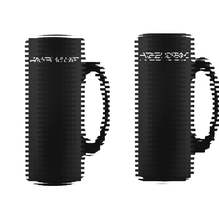 結果を超えるプロセス 長袖tシャツ コーヒーマグ