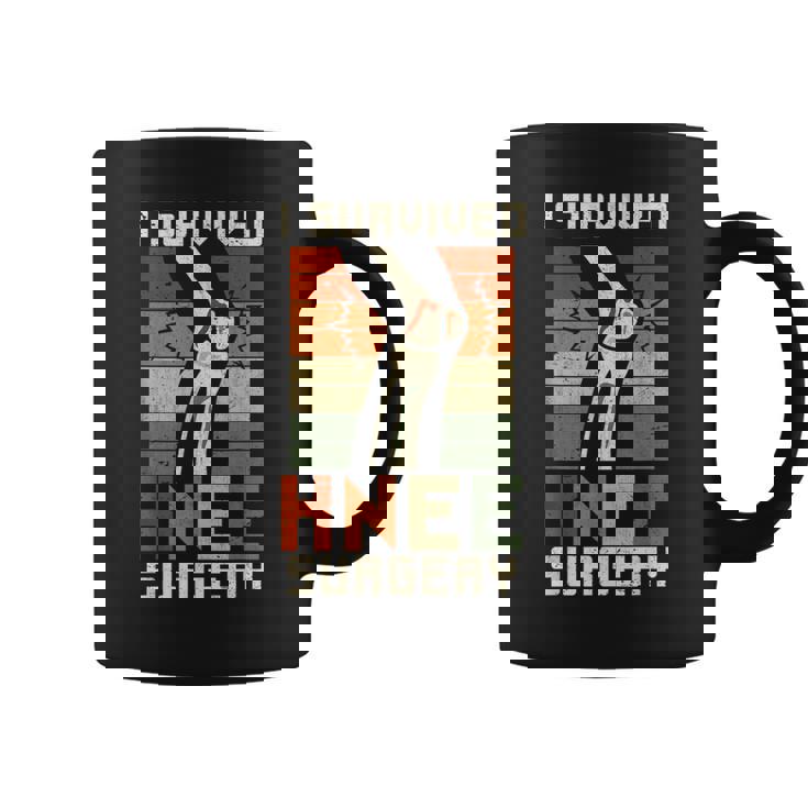 膝の手術の患者さん 面白い膝 コーヒーマグ