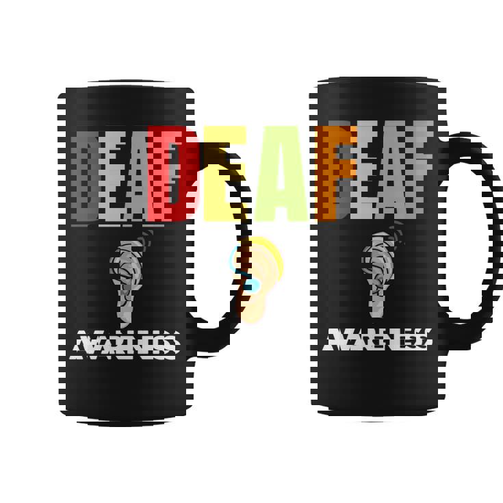 補聴器 耳障がいサポート 聴覚障害者への意識 長袖tシャツ コーヒーマグ