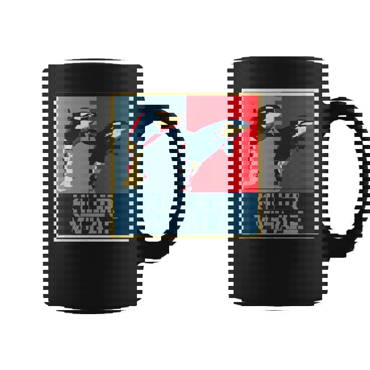 面白tシャツ 海 シャチ おもしろ かわいい グッズ 服 ネタ メンズ オリジナル 夏 生き物 レトロ コーヒーマグ