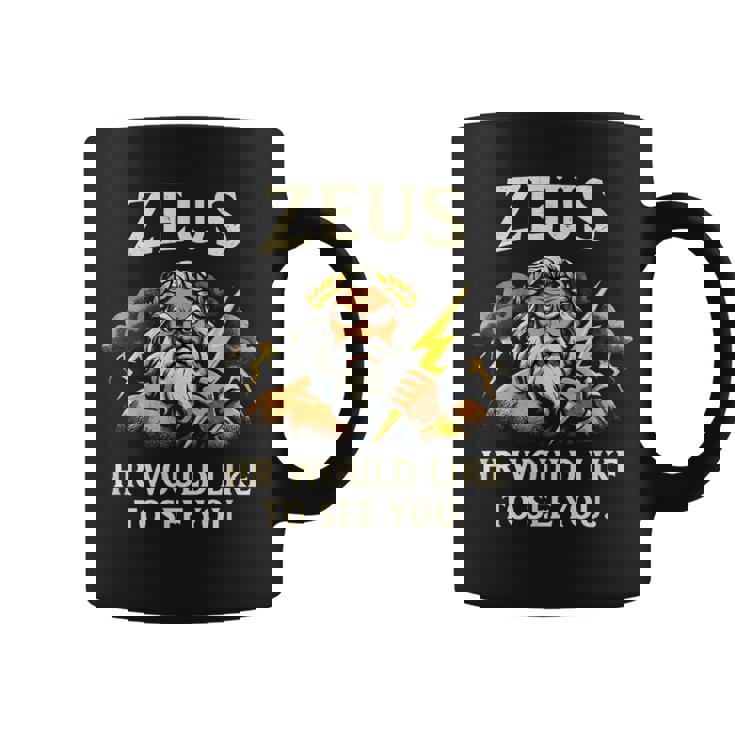 面白いゼウス・ミーム-古代ギリシャの神-ギリシャ神話 コーヒーマグ