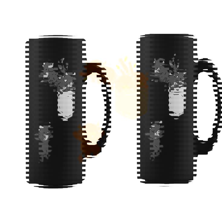 面白いバッファローバイソンかわいい遊び。 コーヒーマグ