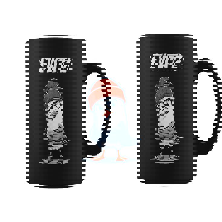 面白い北海のカモメはワット低ドイツ語オストフリースラントと言っています。 コーヒーマグ