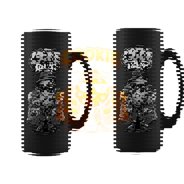 面白くて愛らしいクッキーディーラーかわいい漫画のパン屋 コーヒーマグ