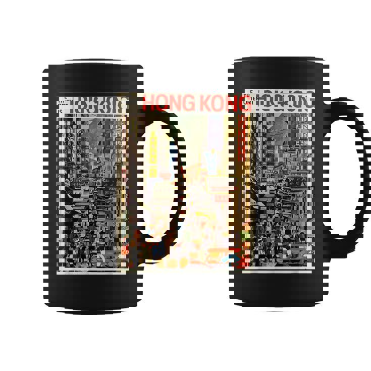 香港のお土産ポスター香港 コーヒーマグ