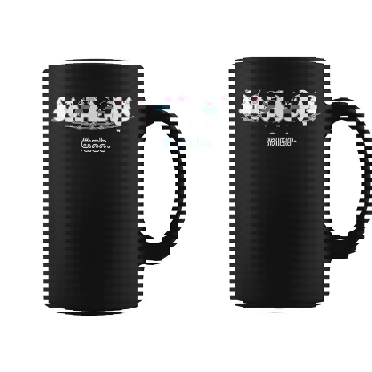 （旧デザイン）シロブンチョウ & サクラブンチョウ さん『なかまたち』白文鳥 桜文鳥【どうぶつフレンズ】動物 コーヒーマグ