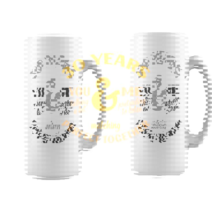 30年 一緒に完成 30周年 おそろい カップル コーヒーマグ
