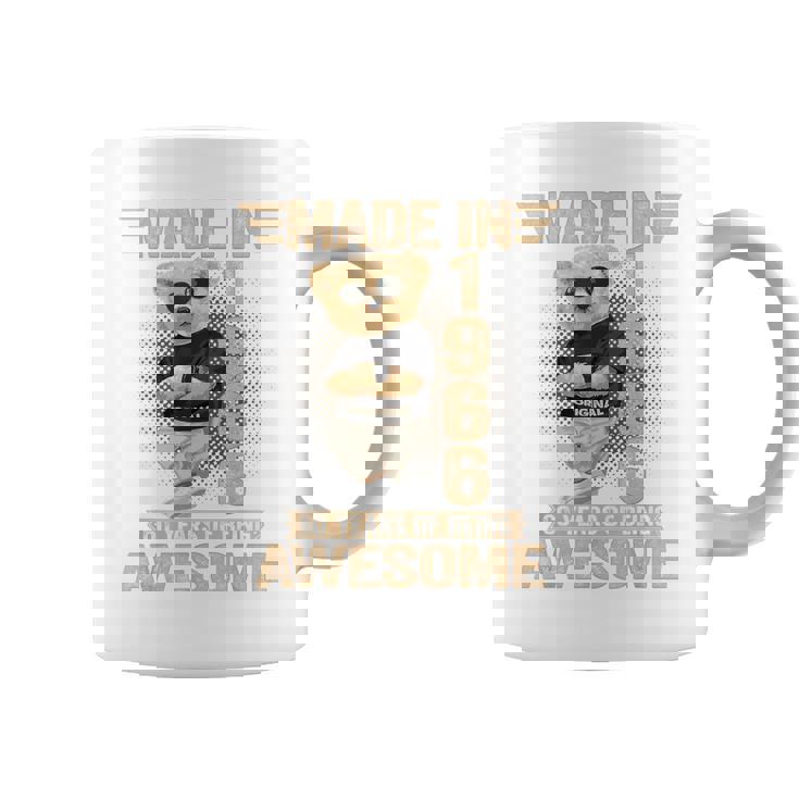 60歳 Made In 1966 テディベア 60歳 誕生日 男性 女性 コーヒーマグ