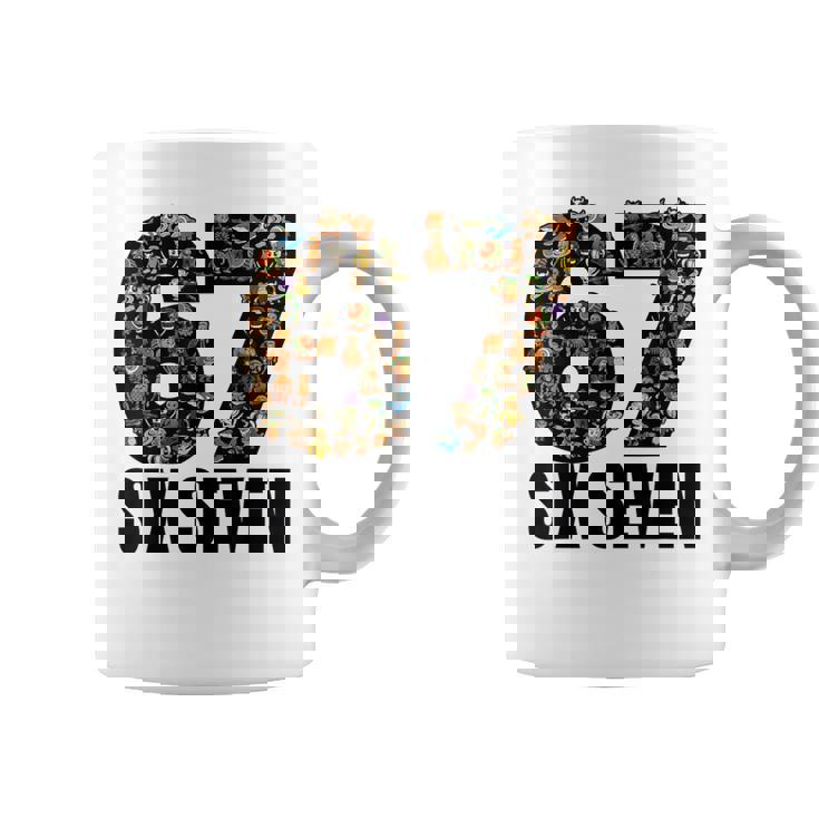 67 シックスセブン イタリアンブレインロットジェネレーションアルファスラングミーム コーヒーマグ