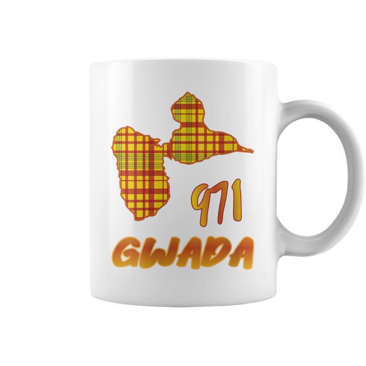 971 Gwada Idee Cadeau Guadeloupe Gwadlouptyle Madras Tasse