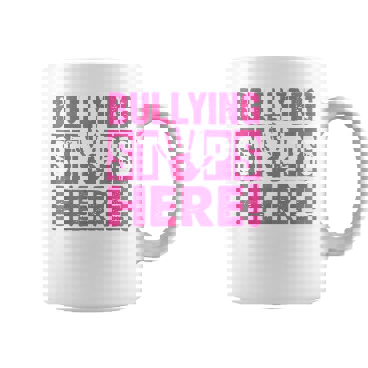 Bullyingtop Here ピンクシャツデー コーヒーマグ