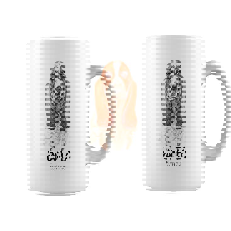 I Can Fly バセットハウンド コーヒーマグ