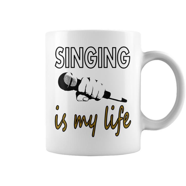 Cantante Cantante De Música Músico De Cantante Idea De Regalo Taza de café