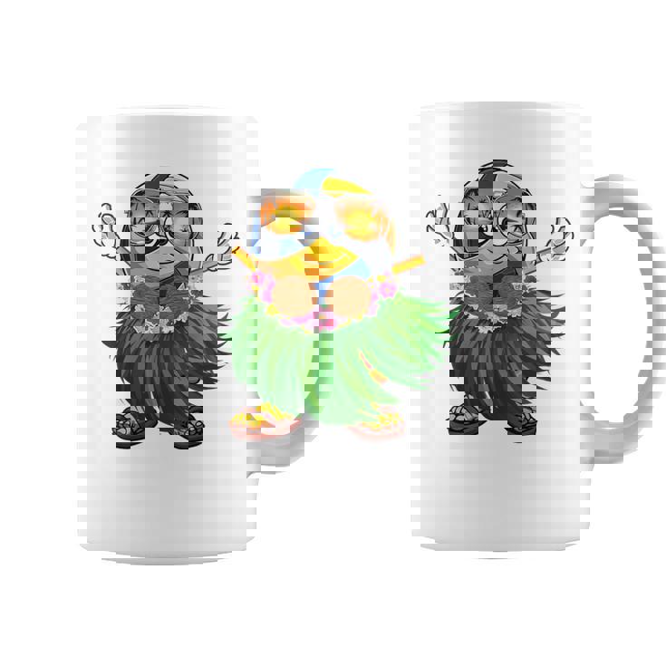 Cute Hawaiian Volleyball Ball Tropical Beach Summer Vacation Coffee Mug