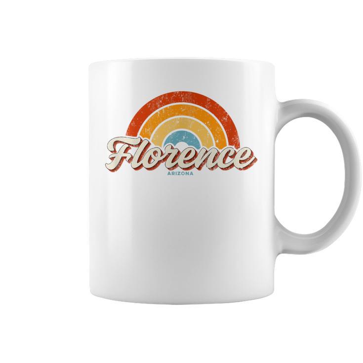 Florence Arizona Azintage Rainbow Rétro Années 70 Tasse