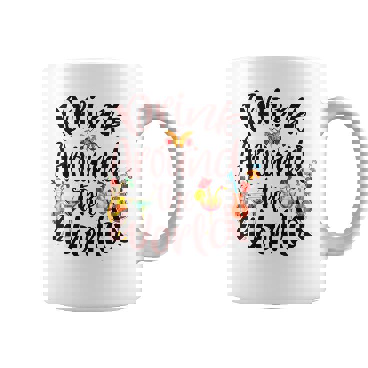 Family Drinking Around The World チェックリスト パスポート コーヒーマグ