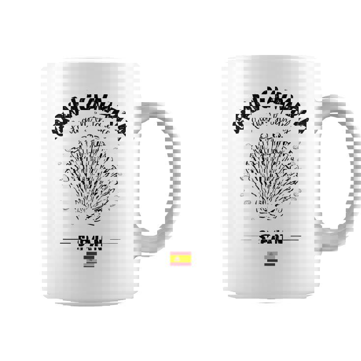 Gran Canariahell Bandera España Almeja España Islas Canarias Taza de café