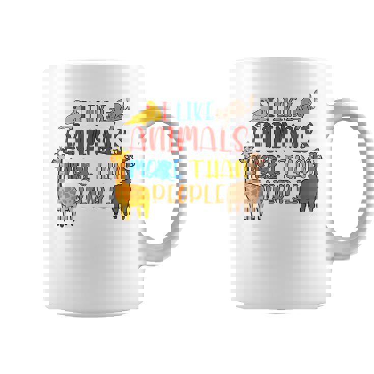 Me Gustan Los Animales Más Que Las Personas Que Amo A Los Amantes Del Bienestar Animal Taza de café