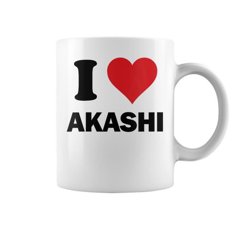 I Heart Akashi Japan Loveouvenir Japonais Tasse