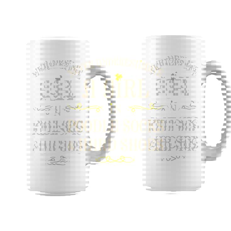 Irish Dance Women's T-Shirt Poodle Socks And Hard Shoes Coffee Mug