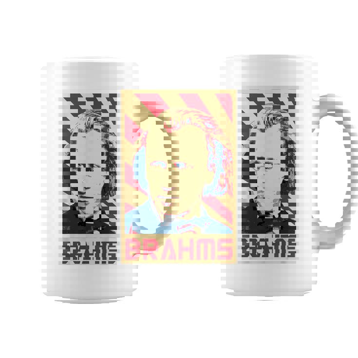 Johannes Brahms クラシック音楽の作曲家 レトロ調 コーヒーマグ