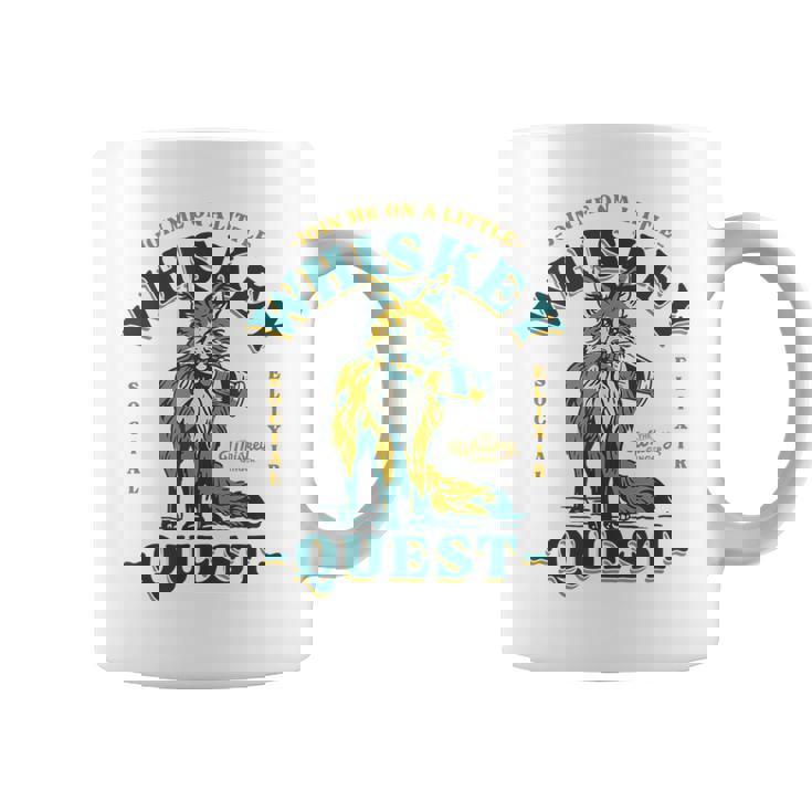 Join Me On A Whiskey Quest Cute Fox メンズ バーボンシャツ ギフト コーヒーマグ