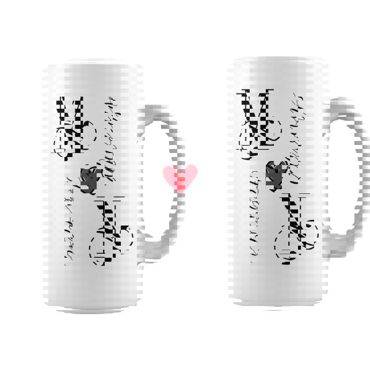 M & N カップル イニシャル 結婚式 記念日 新築祝い コーヒーマグ