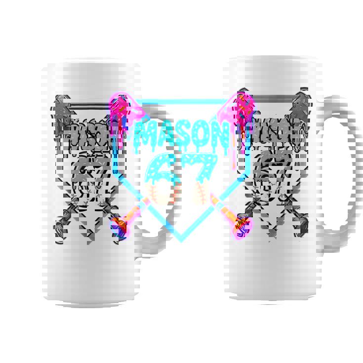Mason 67 Ice Cream Drip Baseball Meme Coffee Mug