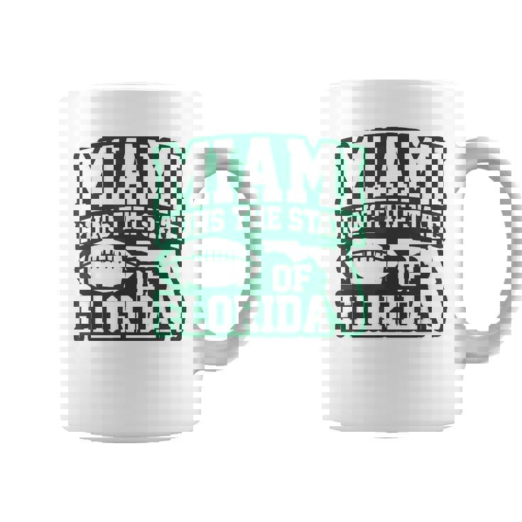 Miami Runs The State Of Florida Dade County 305 Pride Coffee Mug