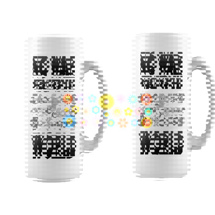 No Guerra Paz Antiguerra No Guerra In Mangas Taza de café