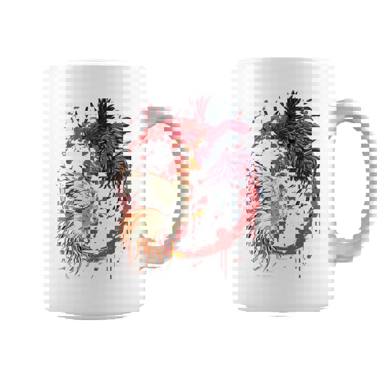 Rooster Cock Fight Chicken ノベルティ ファーマーズギフト コーヒーマグ