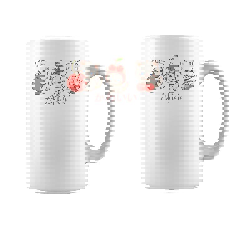 かわいい ねこ さくらんぼ カワイイ 日本風 キャット カートゥーン コーヒーマグ