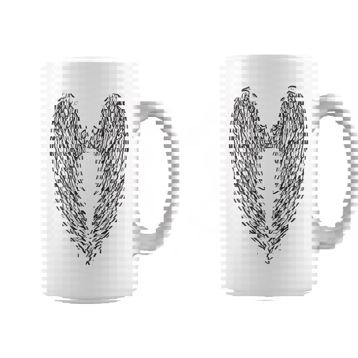 かわいい天使の羽 コーヒーマグ