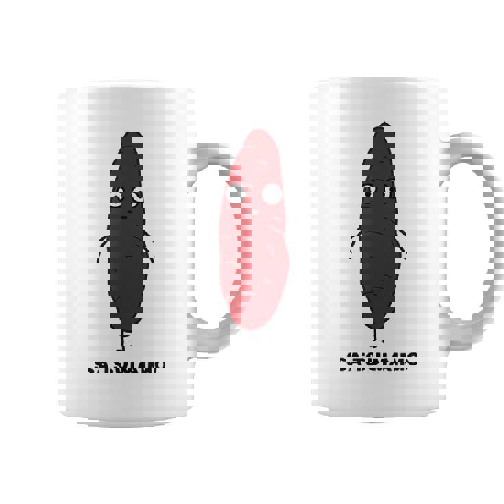 さつまいも 顔 イラスト かわいい おもしろ 簡単 シンプル ゆるい 野菜 コーヒーマグ