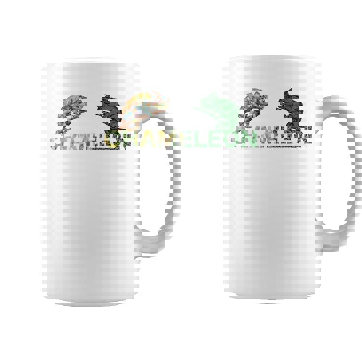 カラフル カメレオン 長袖tシャツ コーヒーマグ