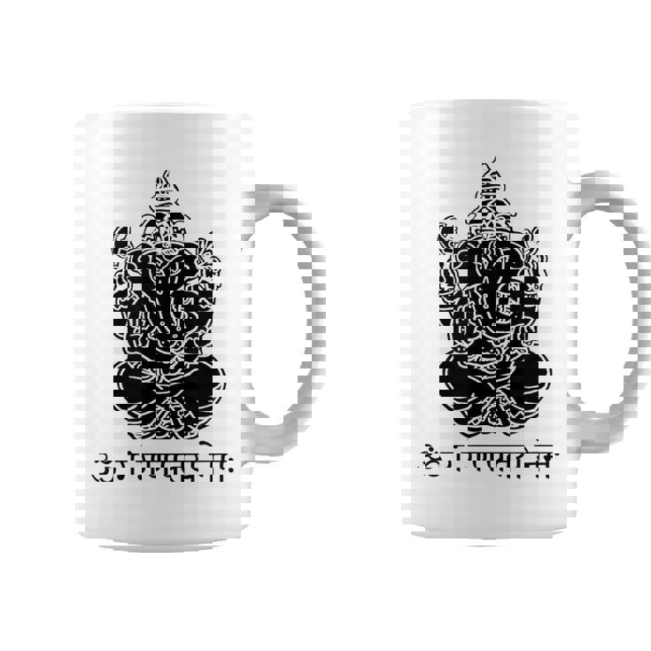 ガネーシュtシャツ サンスクリット語 ガネーシャマントラ コーヒーマグ