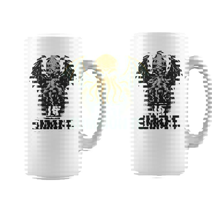 クトゥルフ、ただ召喚するだけ、面白い宇宙ホラークトゥルフカルト。 長袖tシャツ コーヒーマグ