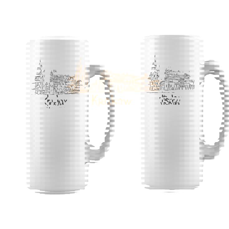 クラクフ ポーランド 旅行 お土産 パノラマ シティ ランドマーク ギフト コーヒーマグ