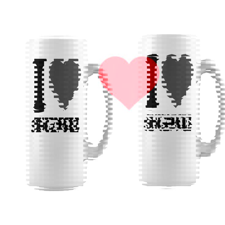 シンガポールへの愛をシンプルに伝える一枚 コーヒーマグ